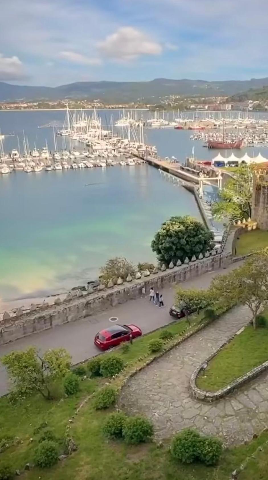 Estudio Impresionantes Vistas Con Terraza Y Piscina Baiona Zewnętrze zdjęcie